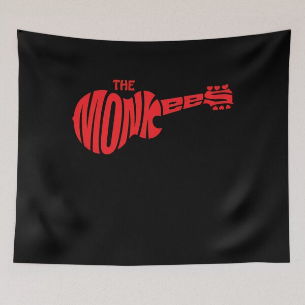Item preview, The Monkees Band Guitar Word Graphic Music Band Style designed and sold by coucleart.