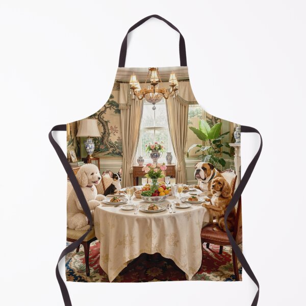 Item preview, The Aristocratic Dog Dinner Party designed and sold by Vicky Brago-Mitchell®.