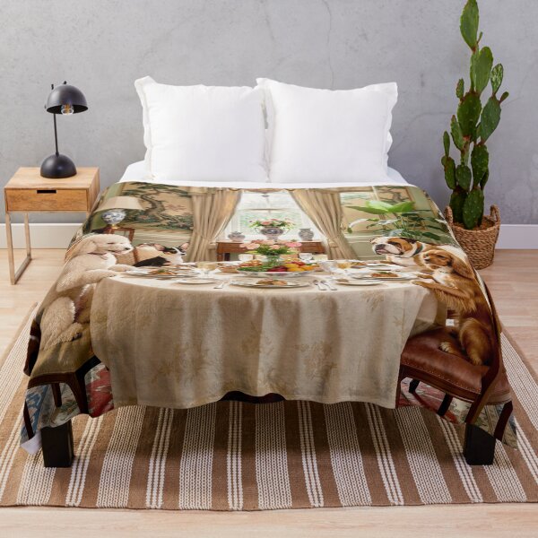 Item preview, The Aristocratic Dog Dinner Party designed and sold by Vicky Brago-Mitchell®.