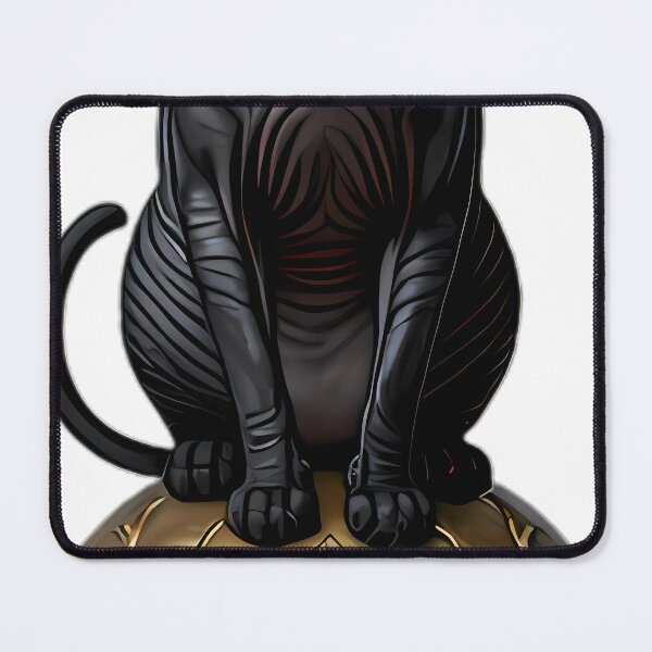 Item preview, Gothic Sphynx Cat Carved Gold Memento Mori Skull designed and sold by IllumeInk.