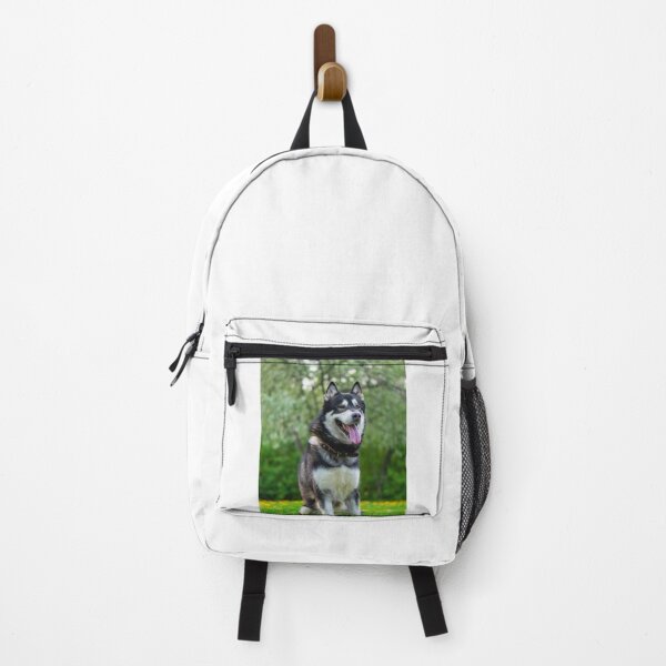 Item preview, Portrait of an Alaskan Malamute Dog Outdoors designed and sold by VanGaldo.