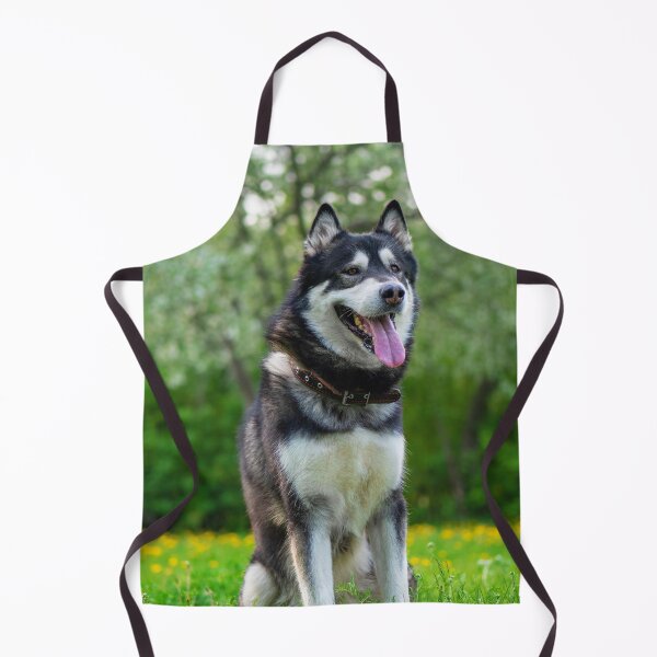 Item preview, Portrait of an Alaskan Malamute Dog Outdoors designed and sold by VanGaldo.