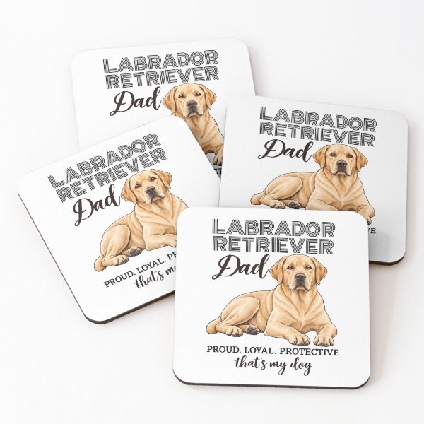 Item preview, Labrador Retriever Dad Proud Loyal Protective designed and sold by Loona97.