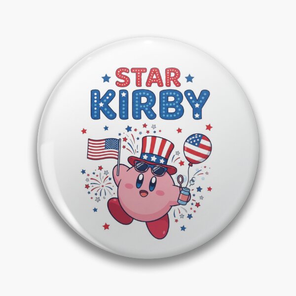 Item preview, Star Kirby Patriotic 4th of July Celebration designed and sold by Alaric4you.