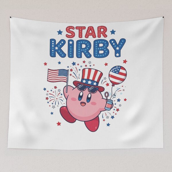 Item preview, Star Kirby Patriotic 4th of July Celebration designed and sold by Alaric4you.