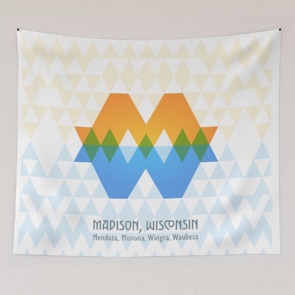 Item preview, Madison, Wisconsin MW  designed and sold by Places By Hagen Carter.