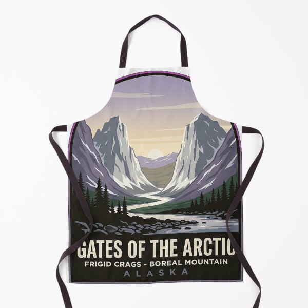 Item preview, Gates of the Arctic National Park Alaska Travel Badge Sticker designed and sold by DetourDgn.