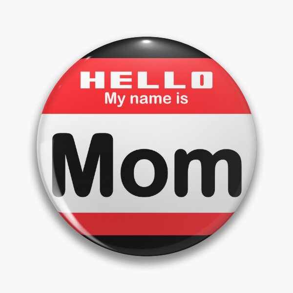 Item preview, Hello My Name Is Mom - Red Name Tag Design designed and sold by Vector-Artist.