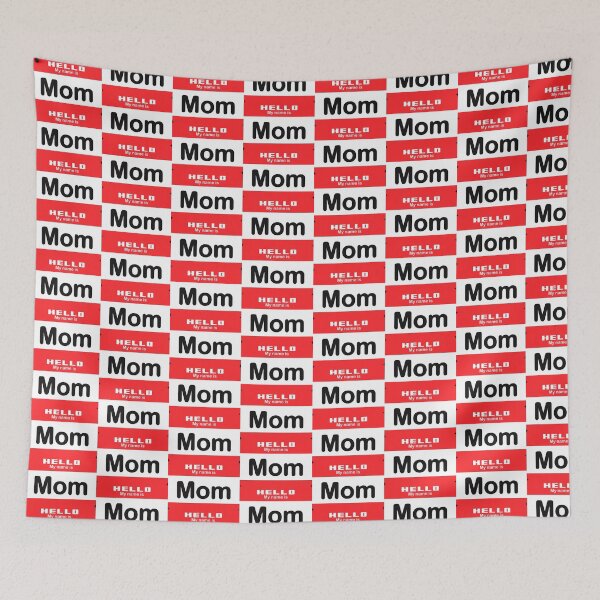 Item preview, Hello My Name Is Mom - Red Name Tag Design designed and sold by Vector-Artist.