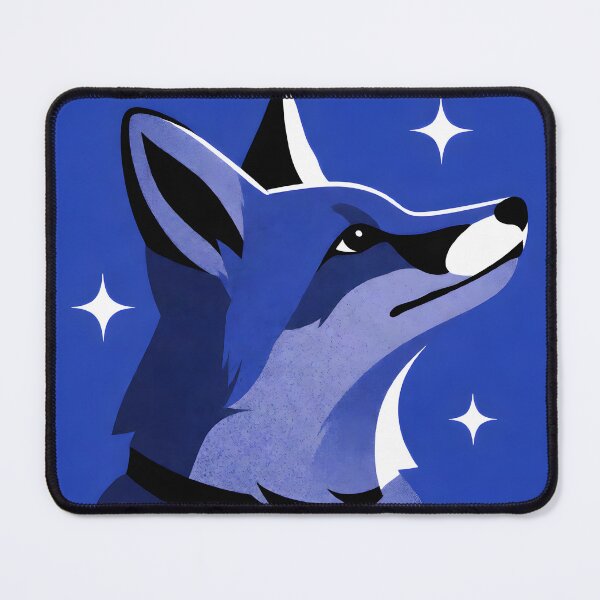 Item preview, Blue Moon Wolf Portrait designed and sold by KiraChie.