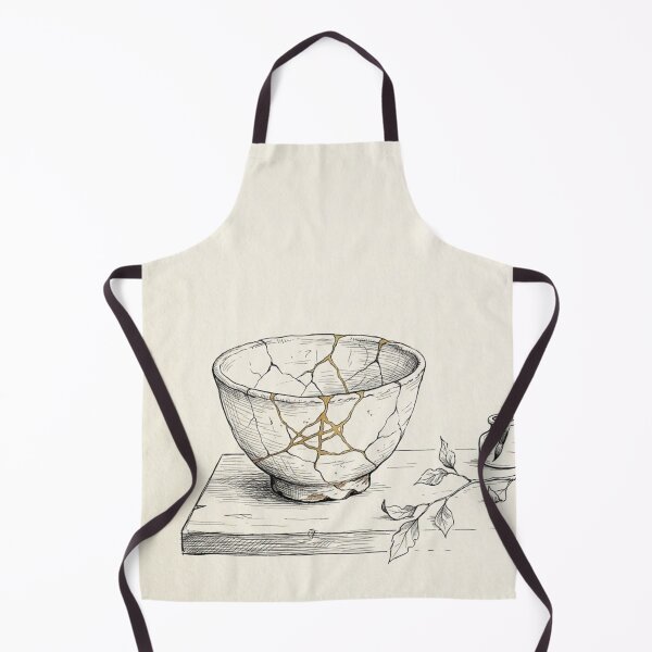 Item preview, Cracked Ceramic Bowl Study | Wabi-Sabi Minimalist Print designed and sold by Zaramodo.