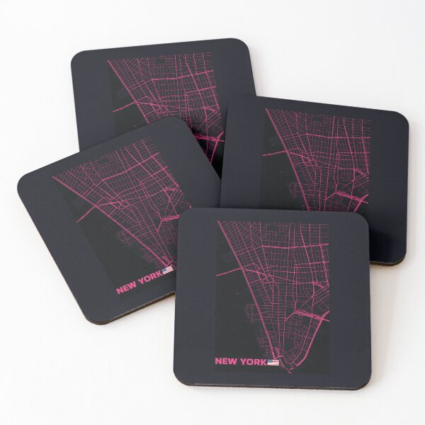 Item preview, New York USA City Map #3 designed and sold by Thistle-TShop.