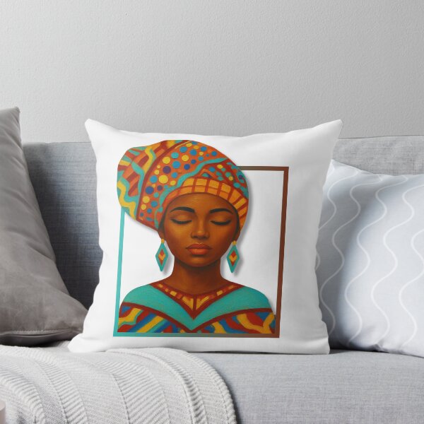 Item preview, Colorful African Woman Portrait designed and sold by Ceylo Art.