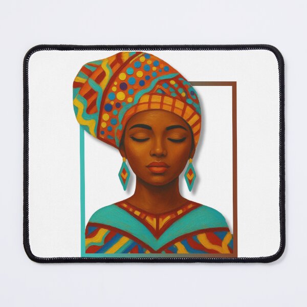 Item preview, Colorful African Woman Portrait designed and sold by Ceylo Art.