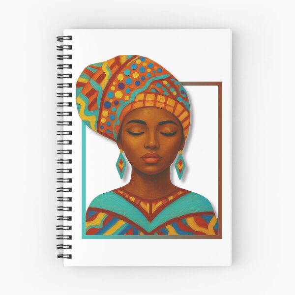 Item preview, Colorful African Woman Portrait designed and sold by Ceylo Art.