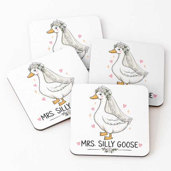 Item preview, Mrs. Silly Goose Funny Goose Wedding Bride designed and sold by gordonbwyashop.