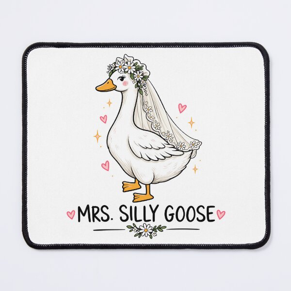 Item preview, Mrs. Silly Goose Funny Goose Wedding Bride designed and sold by gordonbwyashop.