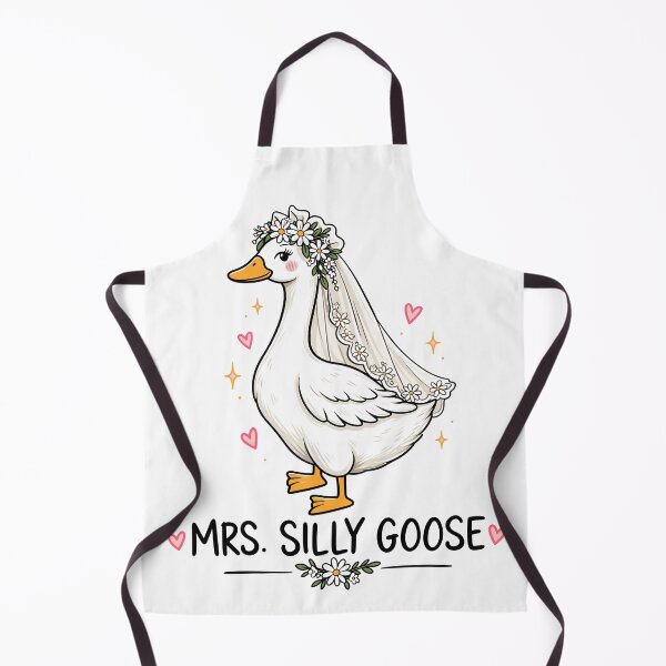 Item preview, Mrs. Silly Goose Funny Goose Wedding Bride designed and sold by gordonbwyashop.
