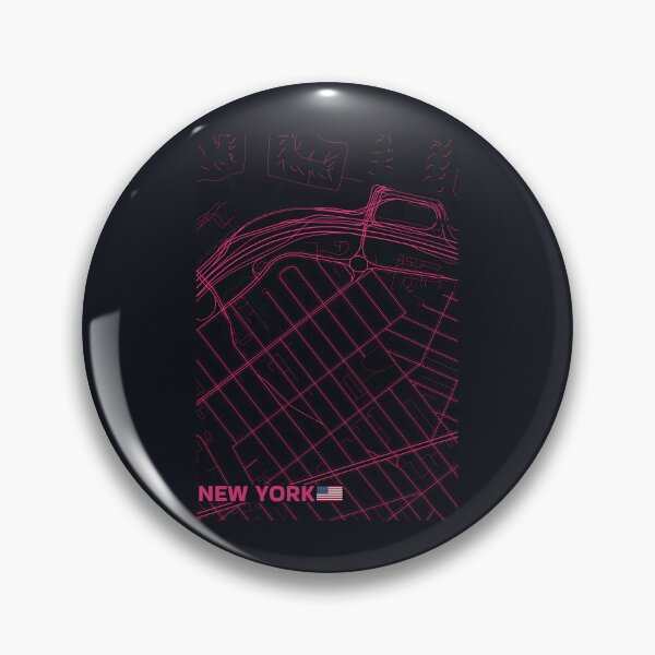 Item preview, New York USA City Map #4 designed and sold by Thistle-TShop.