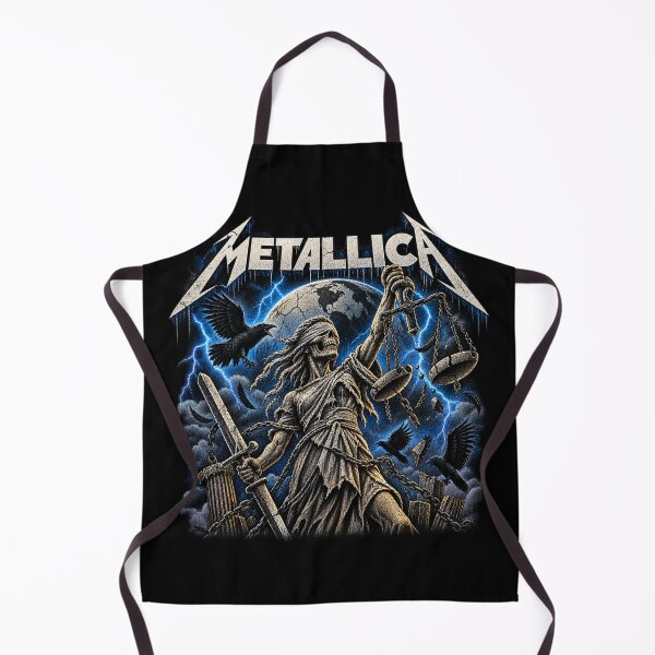 Item preview, Metallica Skull Lady Justice Heavy Metal designed and sold by FakePeopleSuck.
