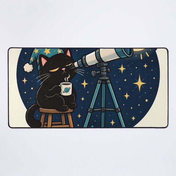 Item preview, Black Cat I Need Space Astronomy Humor designed and sold by SAS-Designer.