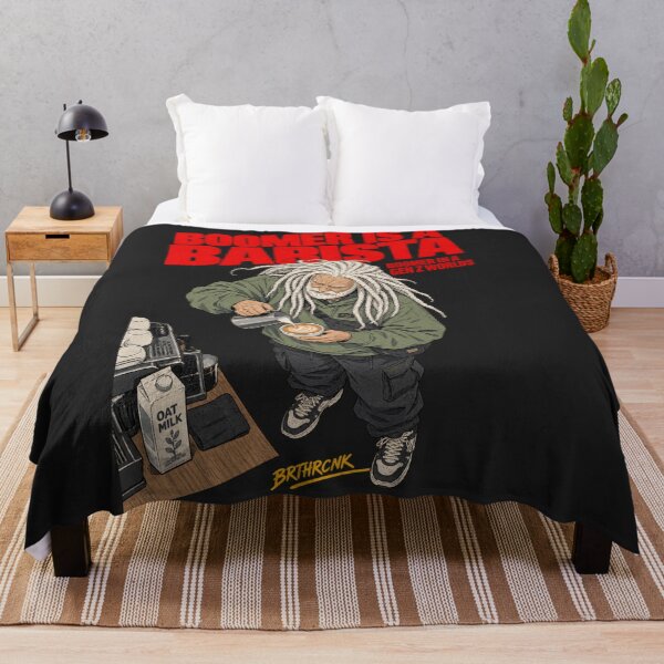 Aperçu de l'œuvre Boomer Is A Barista Oat Milk Latte Art - Boomer In A Gen Z Worlds créée et vendue par BRTHRCNK01.