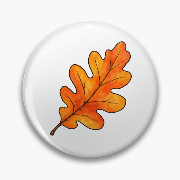 Artikelvorschau, Herbstliches orangefarbenes Eichenblatt entworfen und verkauft von GraphicsClub.