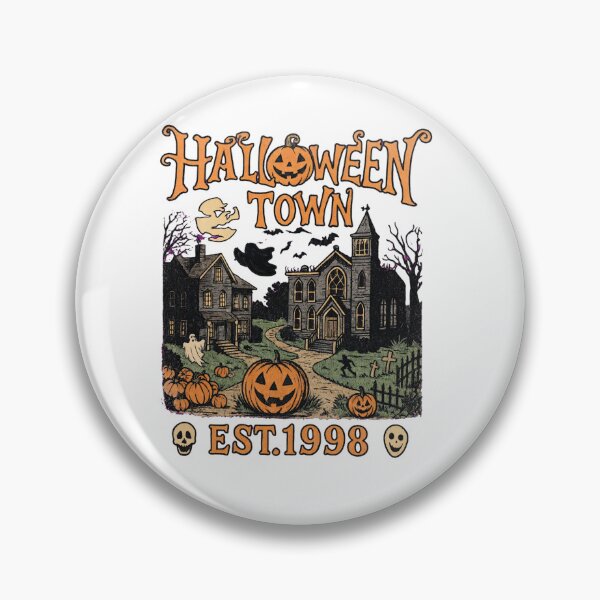Item preview, Halloween Town Est 1998 | Retro Vintage Spooky Season Aesthetic designed and sold by inkfluenceart.