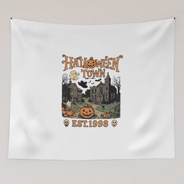 Item preview, Halloween Town Est 1998 | Retro Vintage Spooky Season Aesthetic designed and sold by inkfluenceart.