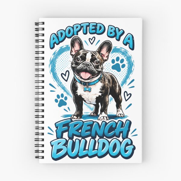 Item preview, Adopted by a French Bulldog – Funny Frenchie Dog Lover designed and sold by LVSMe.