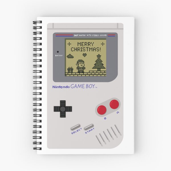 Item preview, Retro Game Boy Christmas Gamer Sticker designed and sold by The Home Of Pink Peach.