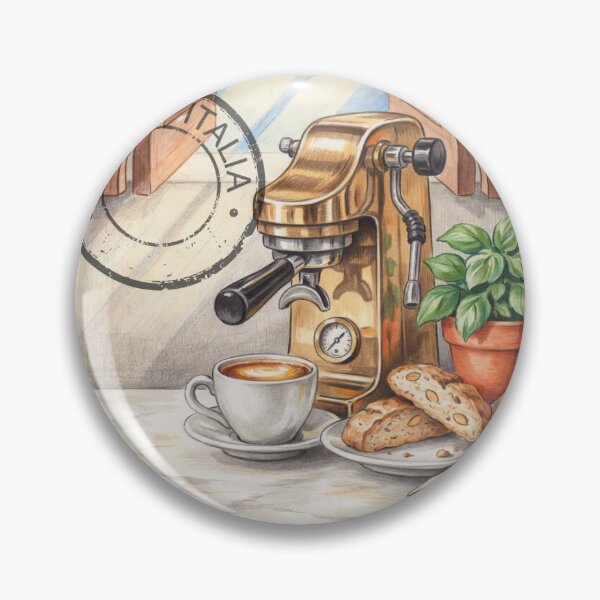Item preview, Rome Espresso Moment Café Counter — Italian Coffee Art designed and sold by stickercuffs.
