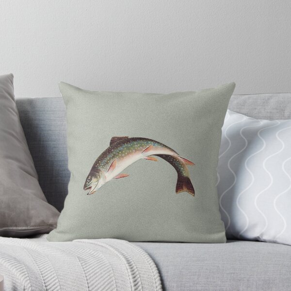 Item preview, Leaping Brook Trout by Samuel Kilbourne, 1874 designed and sold by Exhumed Archives.