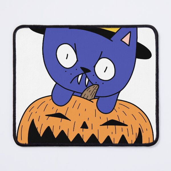 Item preview, witch cat & pumpkin - purple designed and sold by motherbrainart.