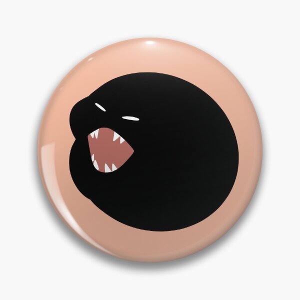 Item preview, Round Angry Black Cat Illustration designed and sold by magdalenanegra.