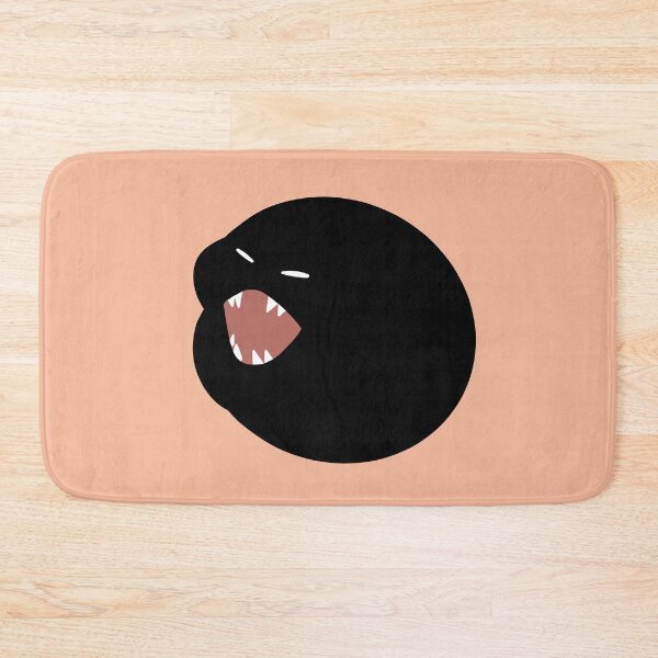 Item preview, Round Angry Black Cat Illustration designed and sold by magdalenanegra.