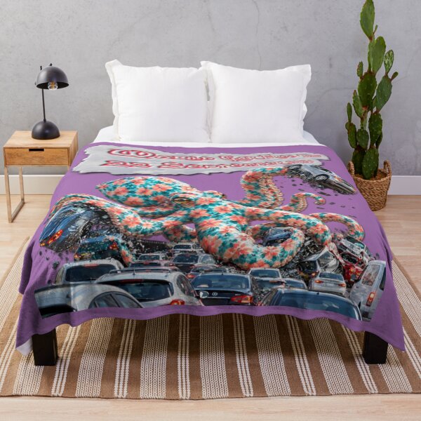 Item preview, Floral Octopus Crushing Traffic World Car Free Day designed and sold by zenjiinspired.