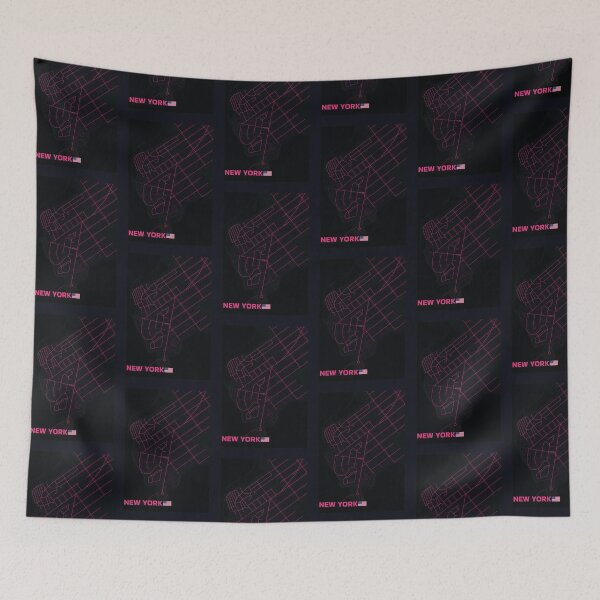 Item preview, New York USA City Map #5 designed and sold by Thistle-TShop.