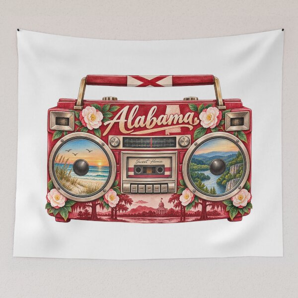 Item preview, Alabama Gen X Boom Box designed and sold by Whimspired By Paxx.