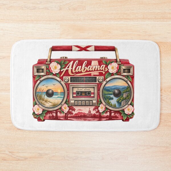 Item preview, Alabama Gen X Boom Box designed and sold by Whimspired By Paxx.