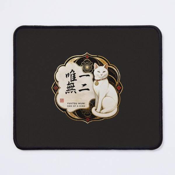 Item preview, Yuiitsu Muni 唯一無二 Japanese Cat Sticker – One and Only designed and sold by KOTOWA.