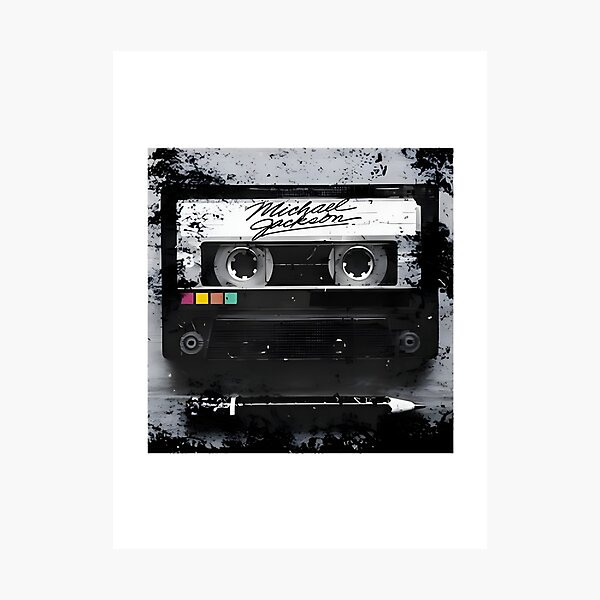 Item preview, Classic Cassette Tape Design Inspired by Michael Jackson Music designed and sold by 3rdH3rd.