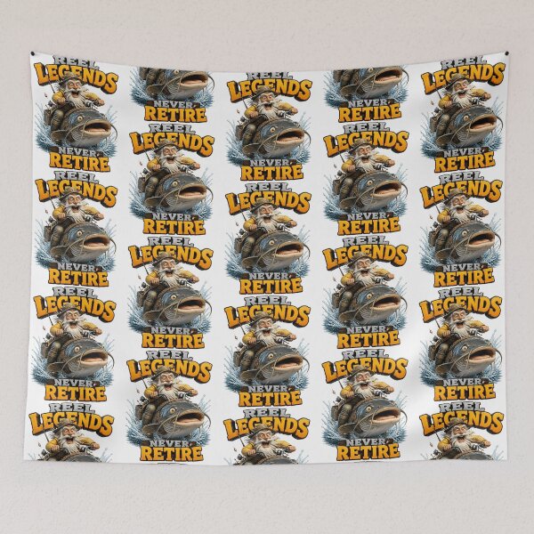 Item preview, Fun Cartoon Fishing Legend designed and sold by HSDbyRachel.
