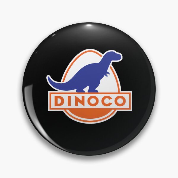 Item preview, Dinosaur Gasoline Service Station Orange and Blue designed and sold by MayhewSevier.