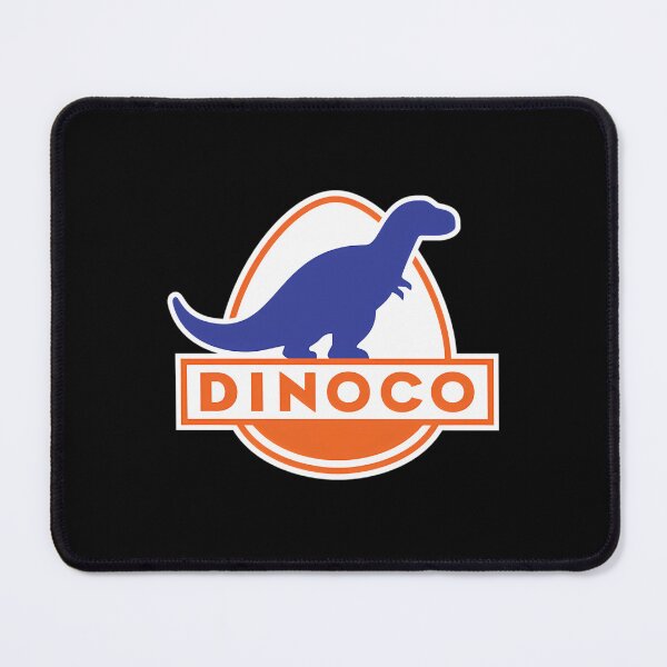 Item preview, Dinosaur Gasoline Service Station Orange and Blue designed and sold by MayhewSevier.