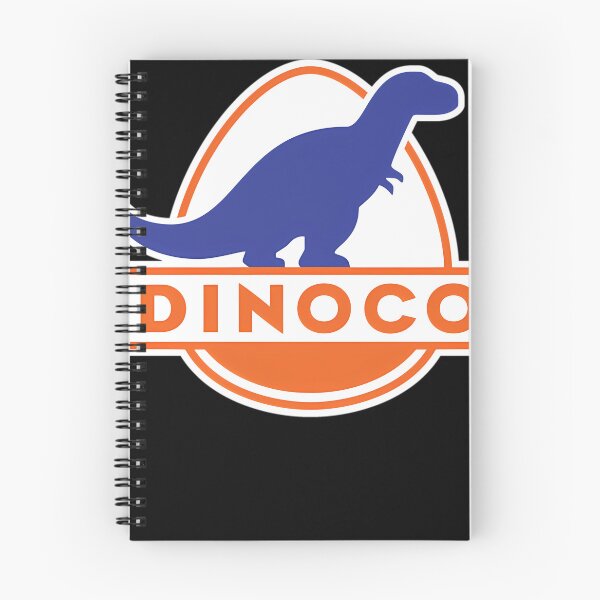 Item preview, Dinosaur Gasoline Service Station Orange and Blue designed and sold by MayhewSevier.