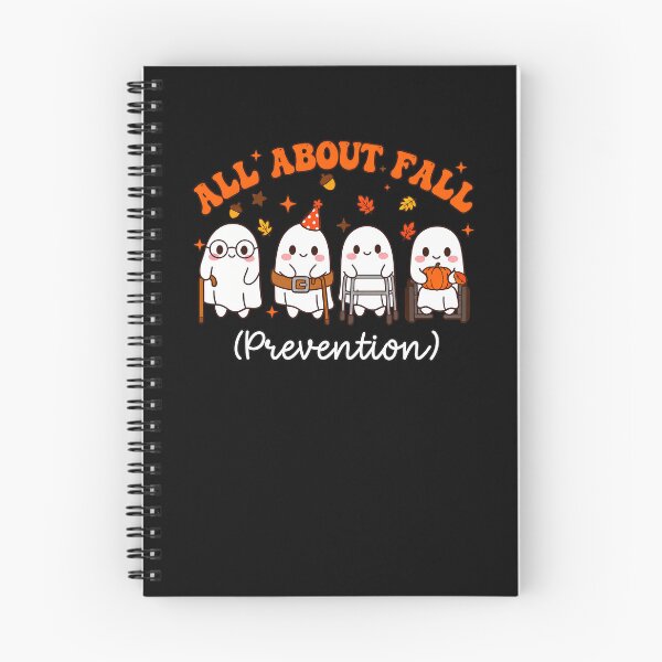 Item preview, Cute Autumn Ghosts All About Fall Prevention Design designed and sold by SoyLamderma.