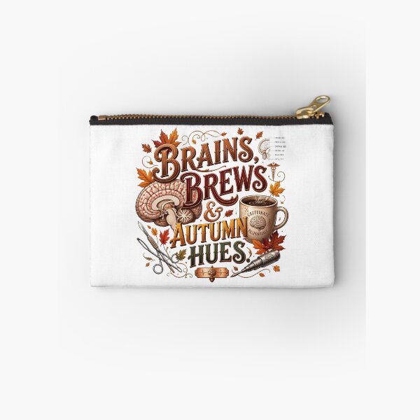 Item preview, Neurosurgeon Brains Brews and Autumn Hues – Funny Fall Neurosurgery Coffee Design designed and sold by CuteDesignables.