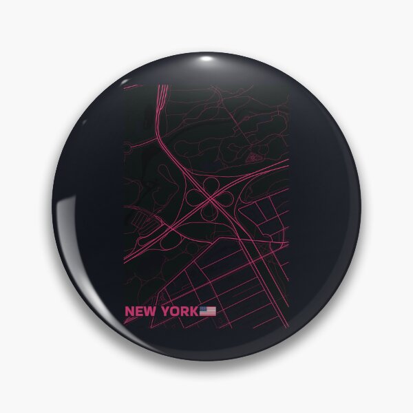 Item preview, New York USA City Map #8 designed and sold by Thistle-TShop.