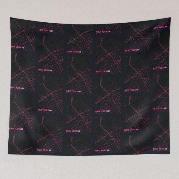Item preview, New York USA City Map #8 designed and sold by Thistle-TShop.